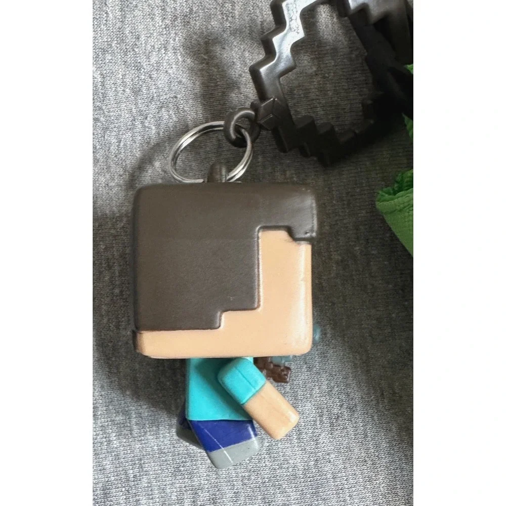 Minecraft Creeper Crossbody Bag Green Shoulder Phone Pouch Steve Charm
